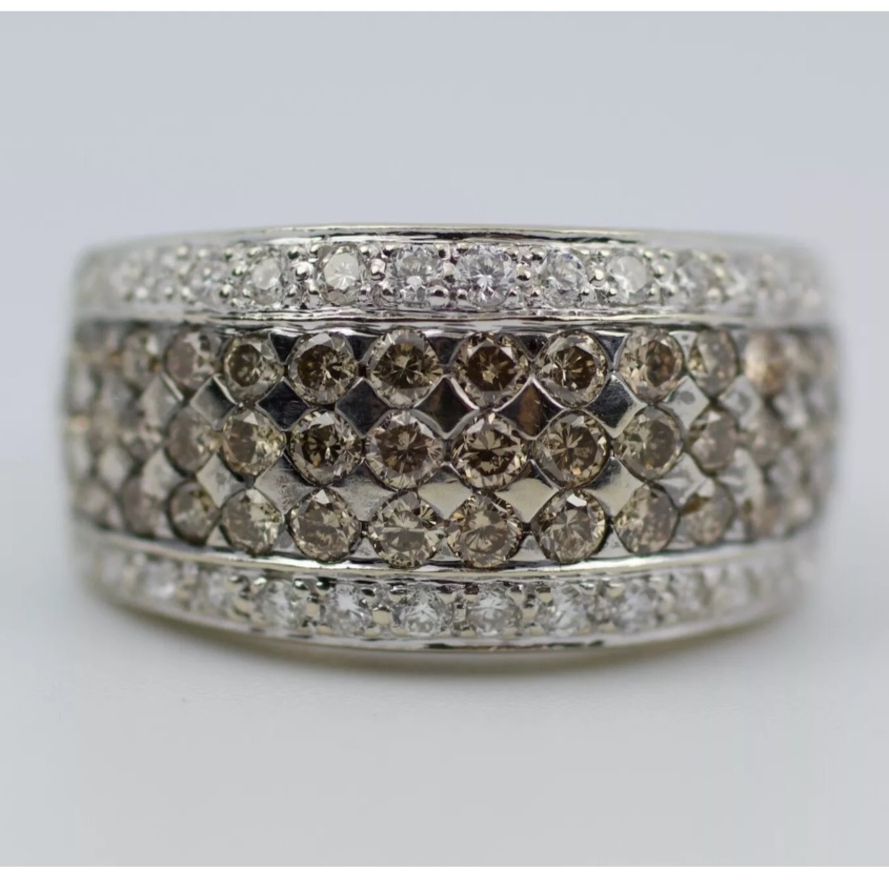 Le Vian 14k white gold chocolate diamond ring